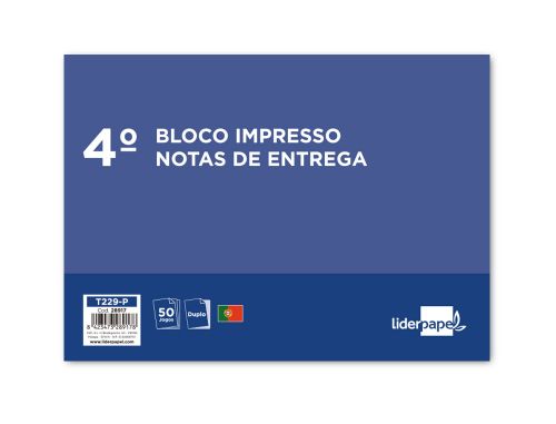 Bloco de entregas duplicado 155x215 mm , Liderpapel , 28917 , 8423473289178